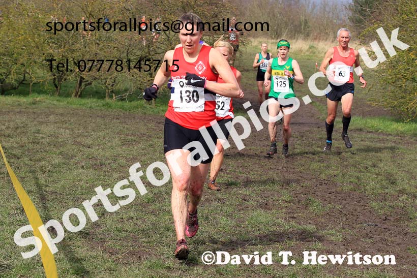 Womens and Mens 65+ in the 2023 BMAF Cross Country Champs., Wallsend. Photo: David T. Hewitson/Sports for All Pics
